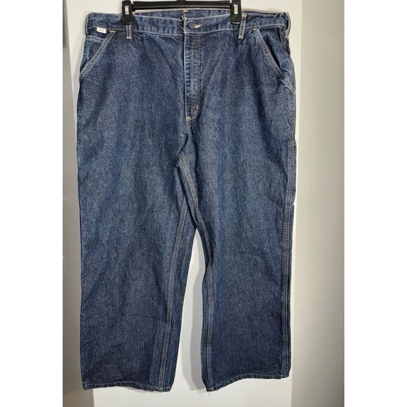 Carhartt flame resistant blue jeans size 42 X 30 - Picture 1 of 6